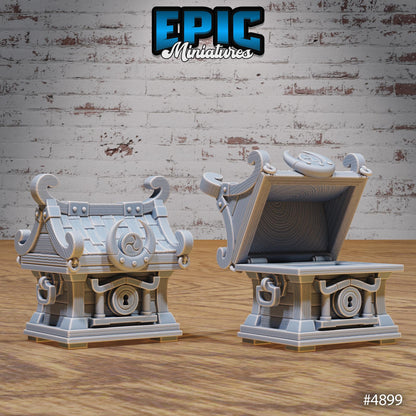 Eastern Temple Scatter | Premium DnD Minis High Quality Resin | Shrine, Forge, Bonsai, Lamps, Bulletin, Arch Lanterns, Chests, Portal, Chest