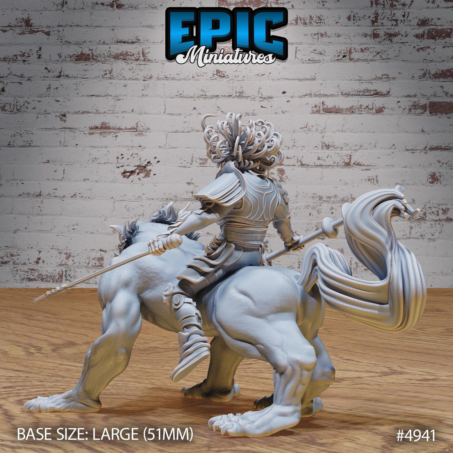Asura Prince (Large) | Premium DnD Miniatures | High Quality Resin | Swords, Prince, Evil, Asia, Asian, Beast, Lion, Tiger, Possessed, Demon