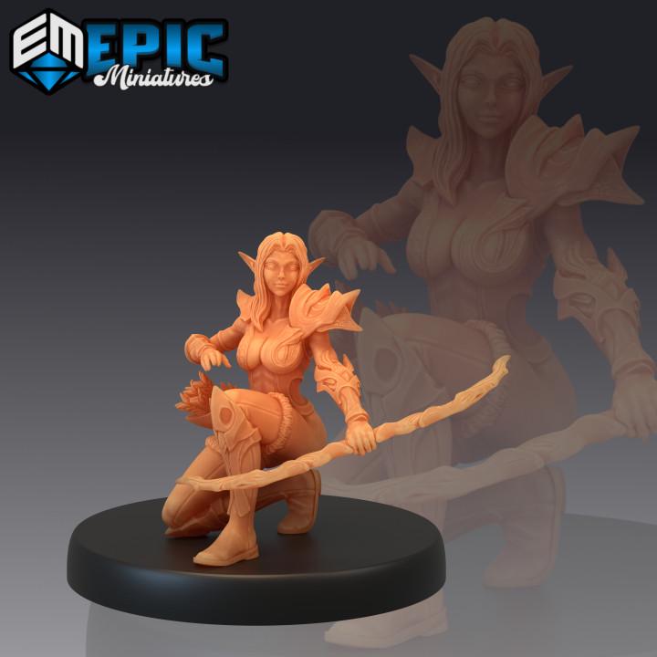 Female High Elf | Premium DnD Minis with High Quality Resin | Fantasy Elf | Female Elf Fighter, Sorcerer, Ranger