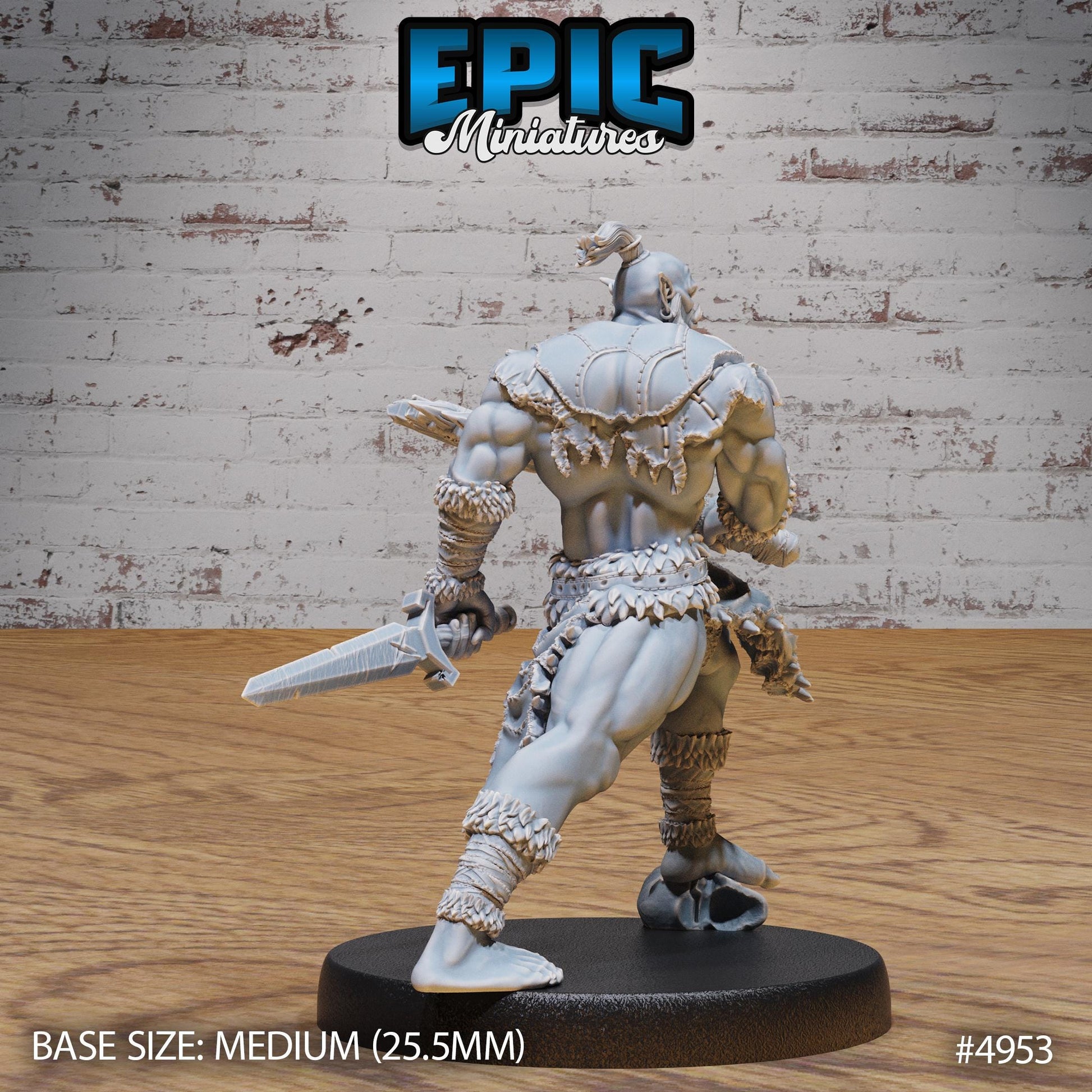 Orc Warrior (Medium) | Premium DnD Miniatures | High Quality Resin | D&D RPG