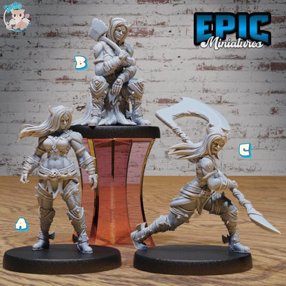 Orc Tiefling (Medium) | Premium DnD Miniatures | High Quality Resin | D&D RPG