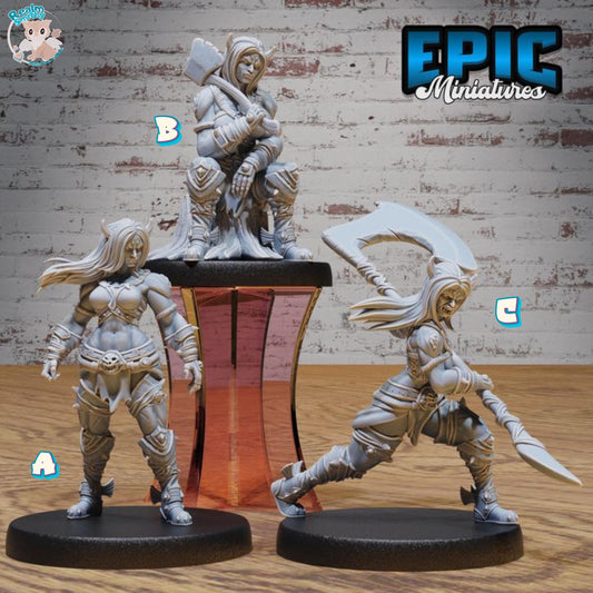 Orc Tiefling (Medium) | Premium DnD Miniatures | High Quality Resin | D&D RPG