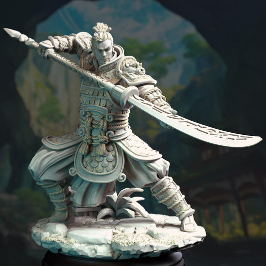Hu Shen - Commander from the East (Medium) | DM Stash | 32mm Scale | Premium DnD Miniature High Quality Resin