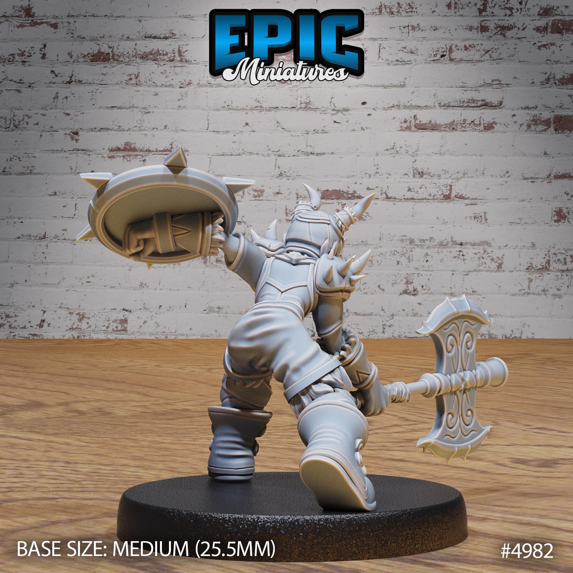 Young Barbarian (Medium) | Premium DnD Miniatures | High Quality Resin | D&D RPG