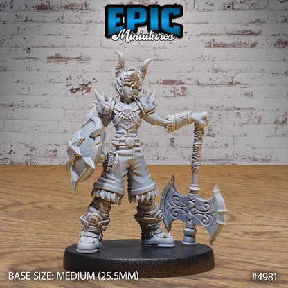 Young Barbarian (Medium) | Premium DnD Miniatures | High Quality Resin | D&D RPG