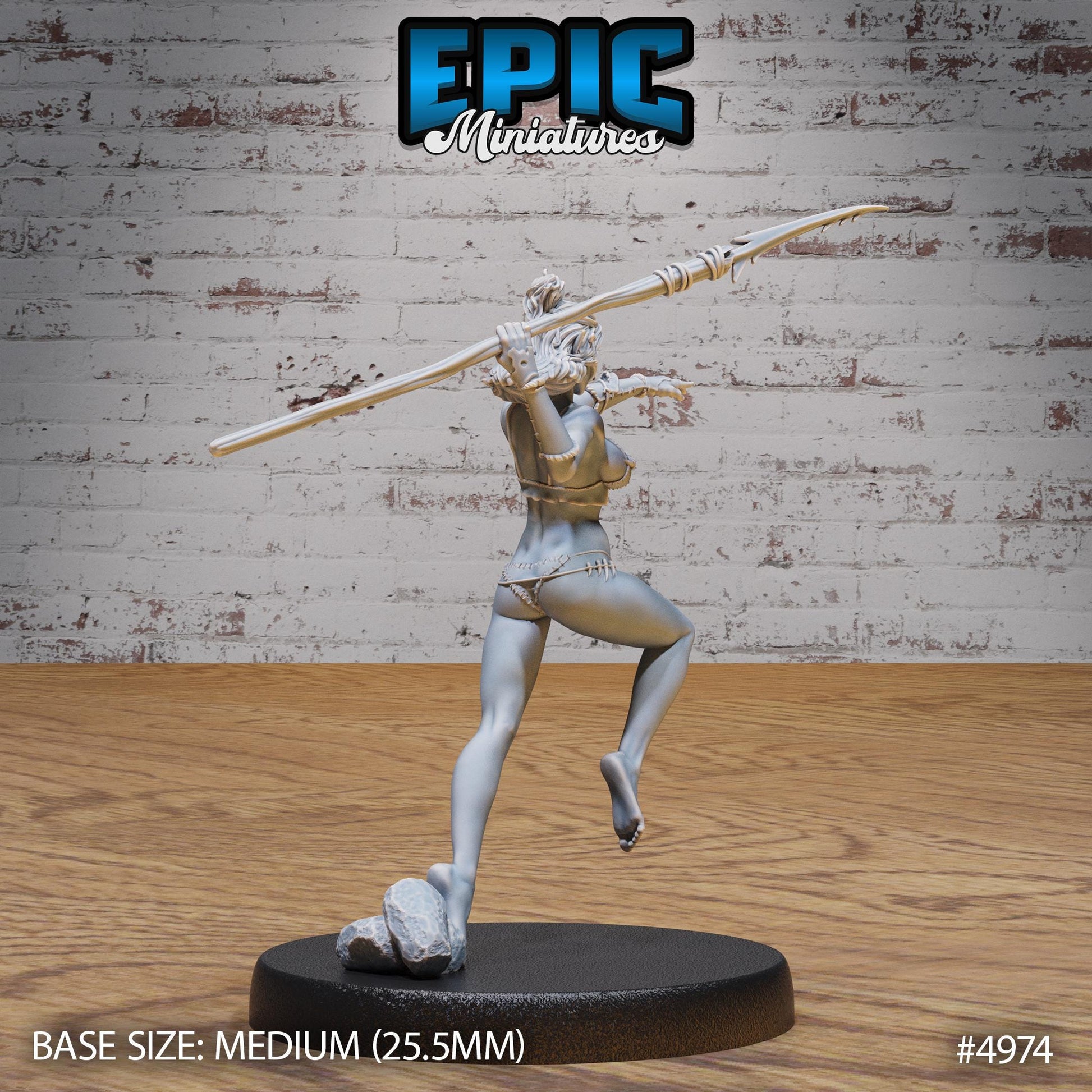 Orc Fisher Female (Medium) | Premium DnD Miniatures | High Quality Resin | D&D RPG