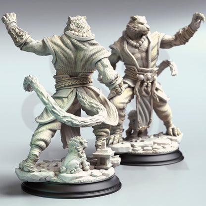 Raiko - Tiger Monk (Medium) | DM Stash | 32mm Scale | Premium DnD Miniature High Quality Resin
