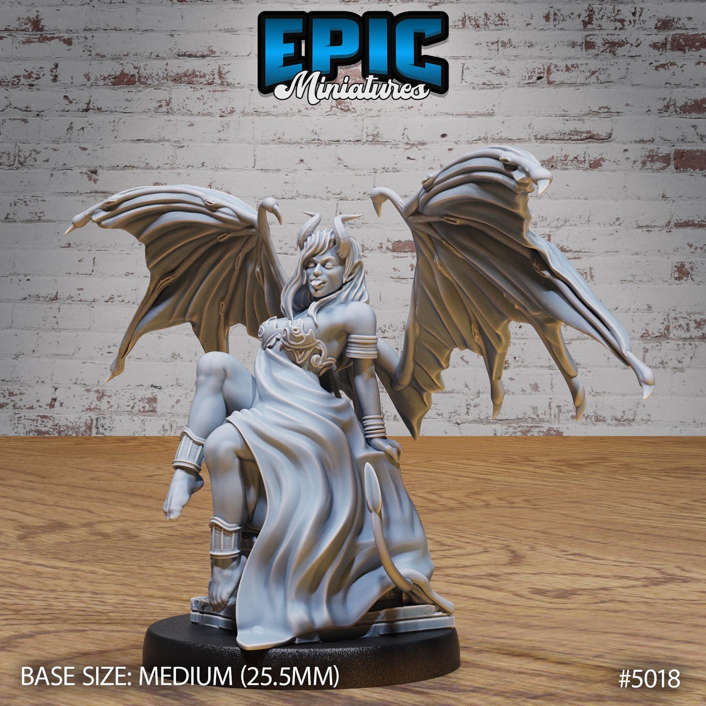 Succubus Demon (Medium) | Premium DnD Miniatures | High Quality Resin | D&D RPG