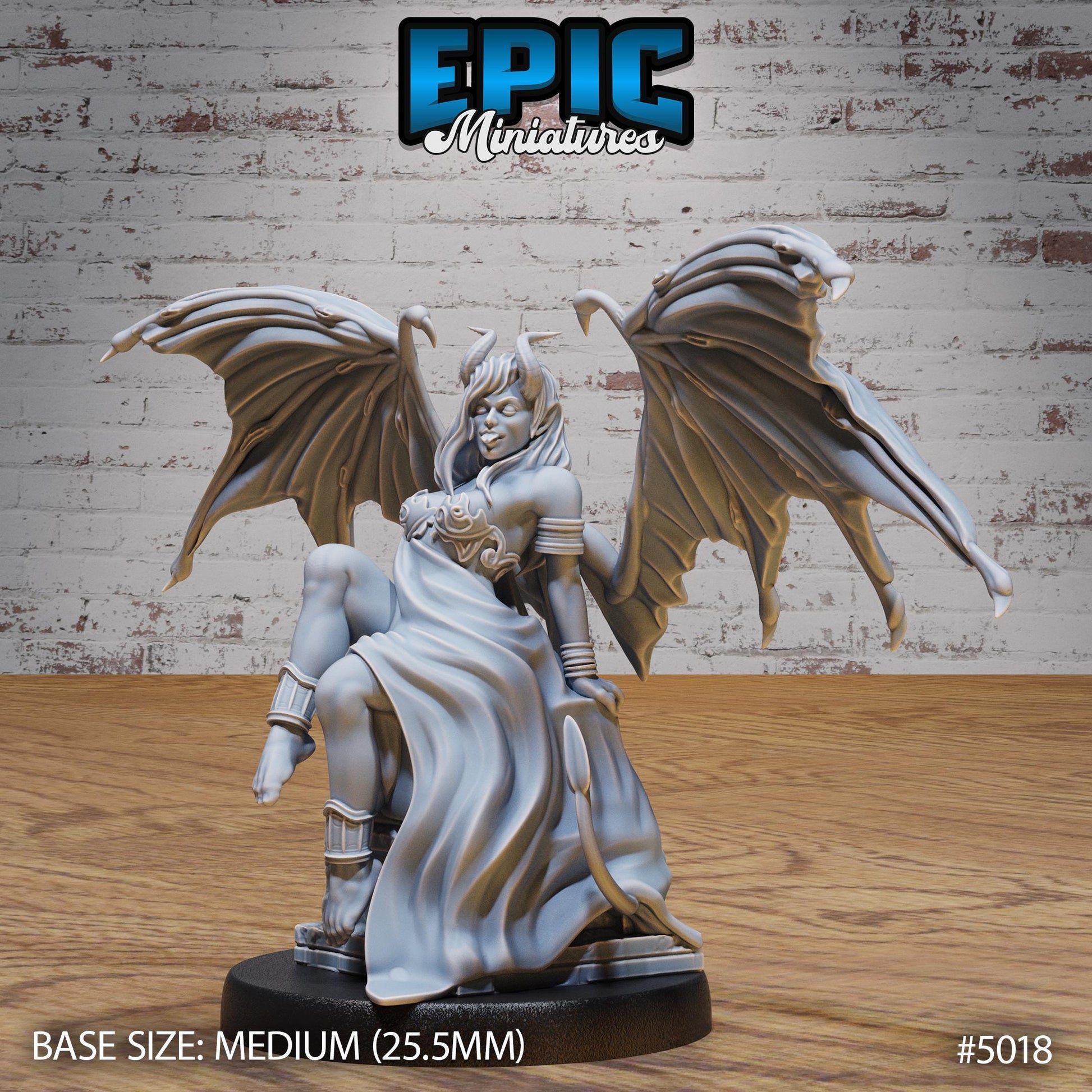 Succubus Demon (Medium) | Premium DnD Miniatures | High Quality Resin | D&D RPG