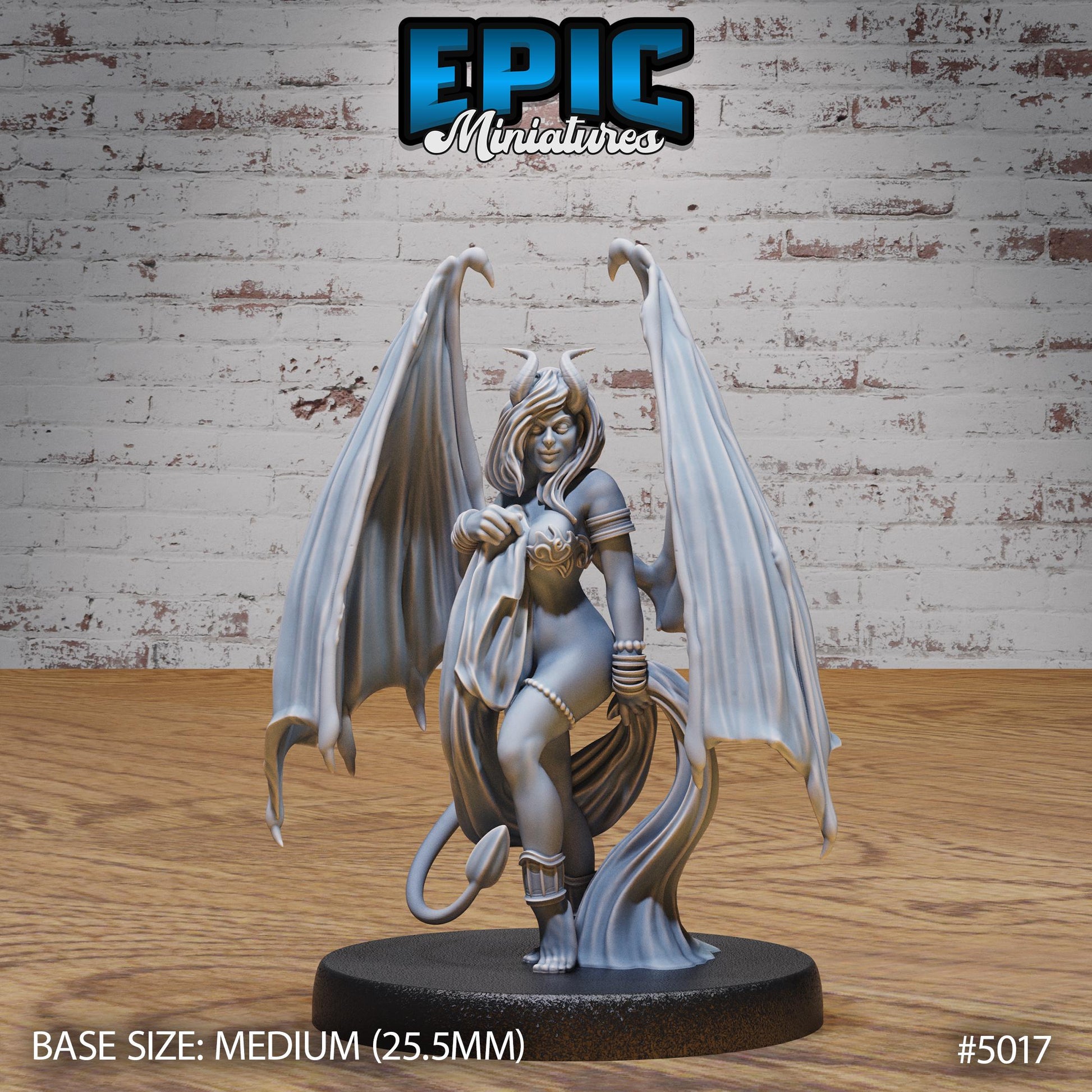 Succubus Demon (Medium) | Premium DnD Miniatures | High Quality Resin | D&D RPG