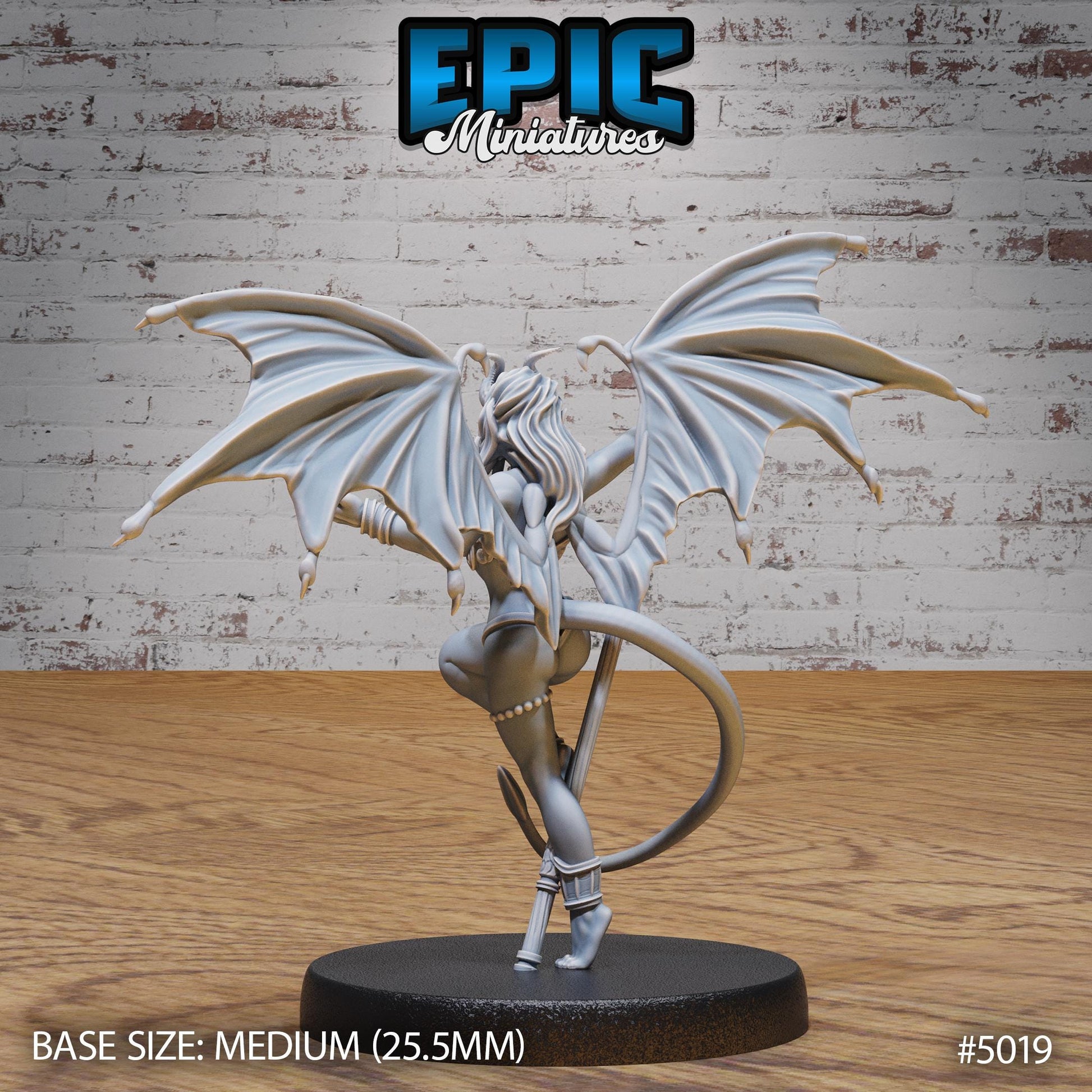 Succubus Demon (Medium) | Premium DnD Miniatures | High Quality Resin | D&D RPG
