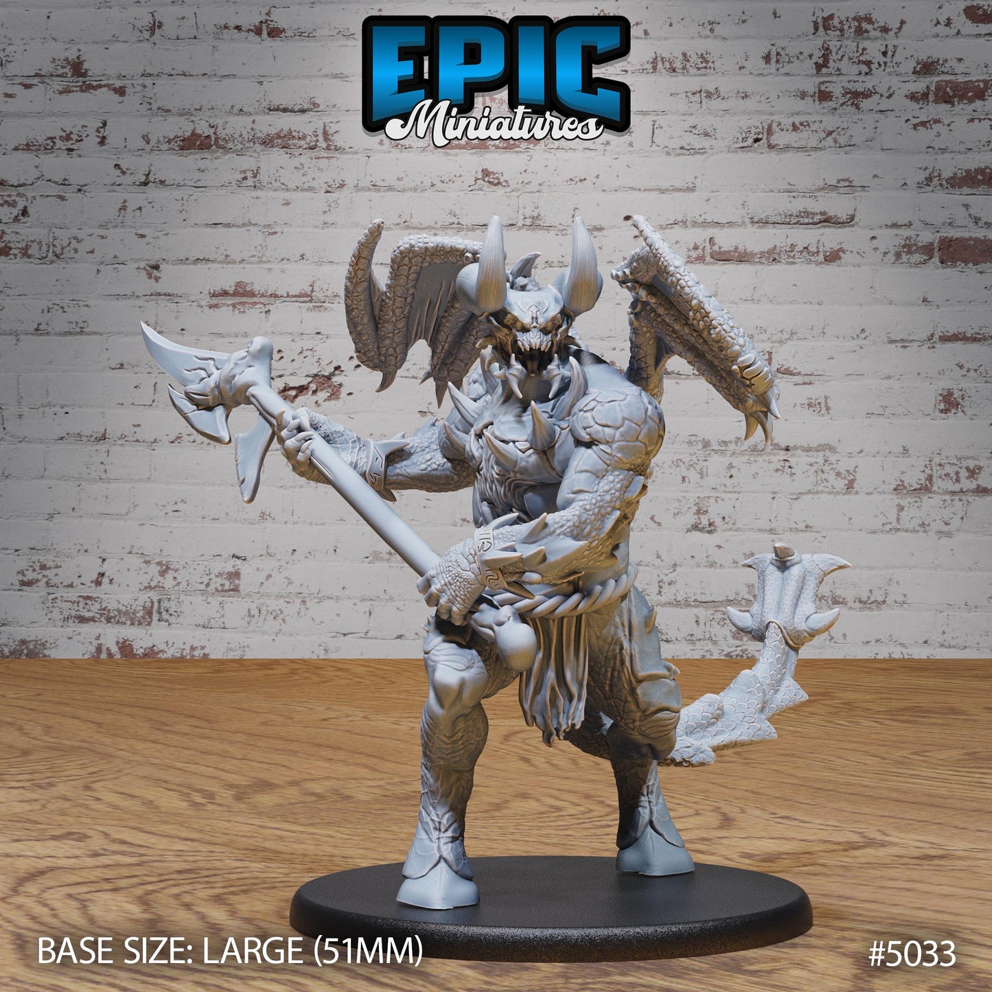Wrath Devil (Large) | Premium DnD Miniatures | High Quality Resin | D&D RPG