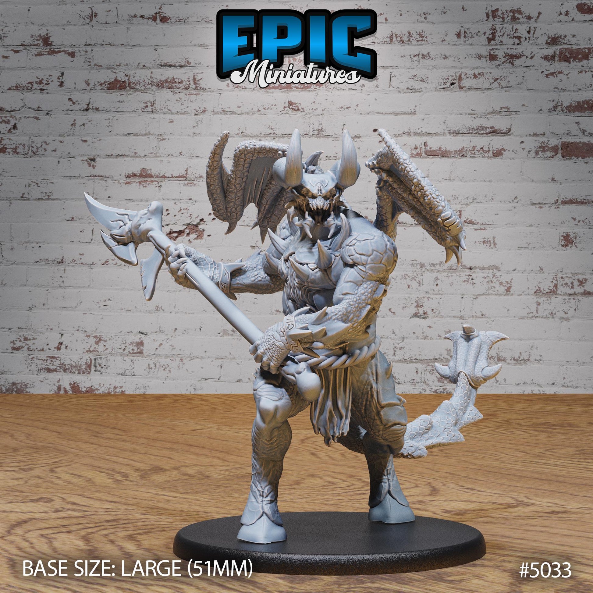 Wrath Devil (Large) | Premium DnD Miniatures | High Quality Resin | D&D RPG