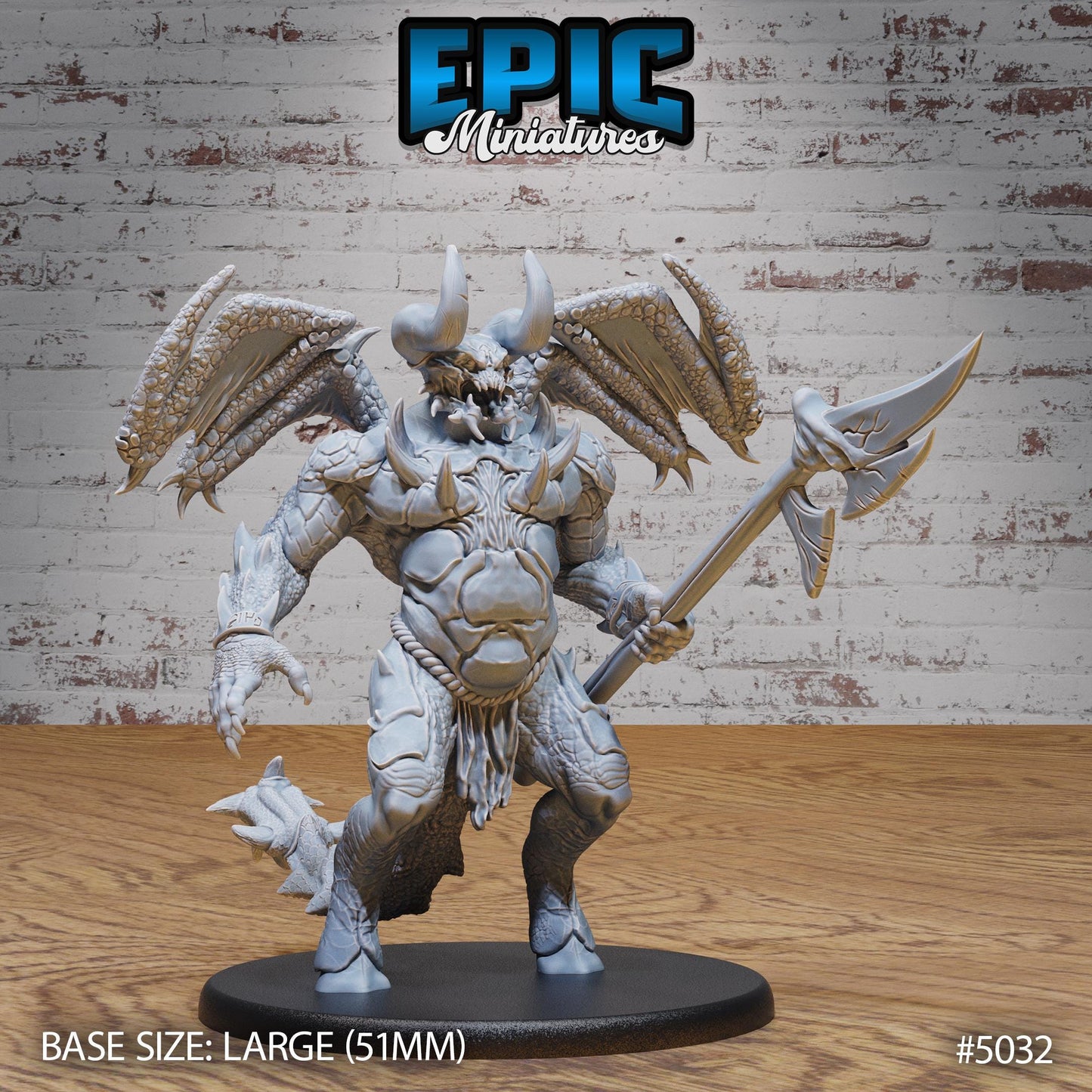 Wrath Devil (Large) | Premium DnD Miniatures | High Quality Resin | D&D RPG