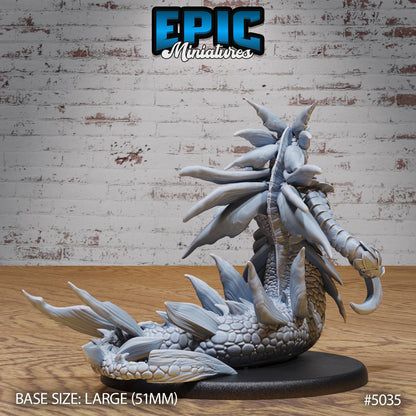 Wastrilith Water Demon (Large) | Premium DnD Miniatures | High Quality Resin | D&D RPG