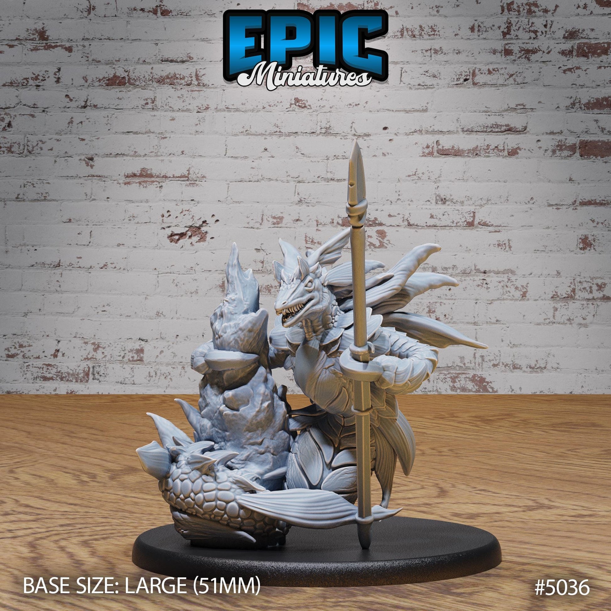 Wastrilith Water Demon (Large) | Premium DnD Miniatures | High Quality Resin | D&D RPG