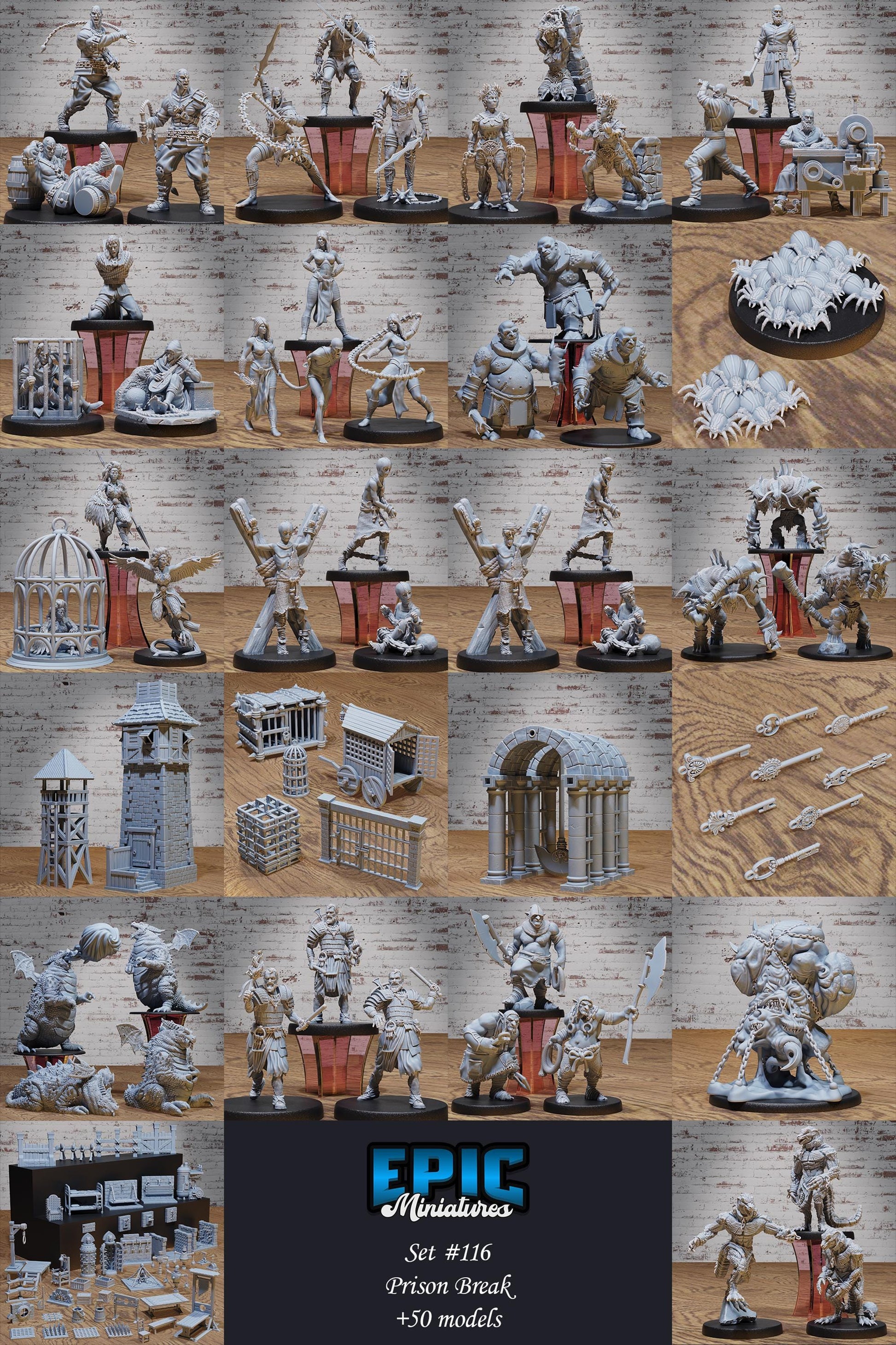 Prisoner (Medium) | Premium DnD Miniatures | High Quality Resin | D&D RPG