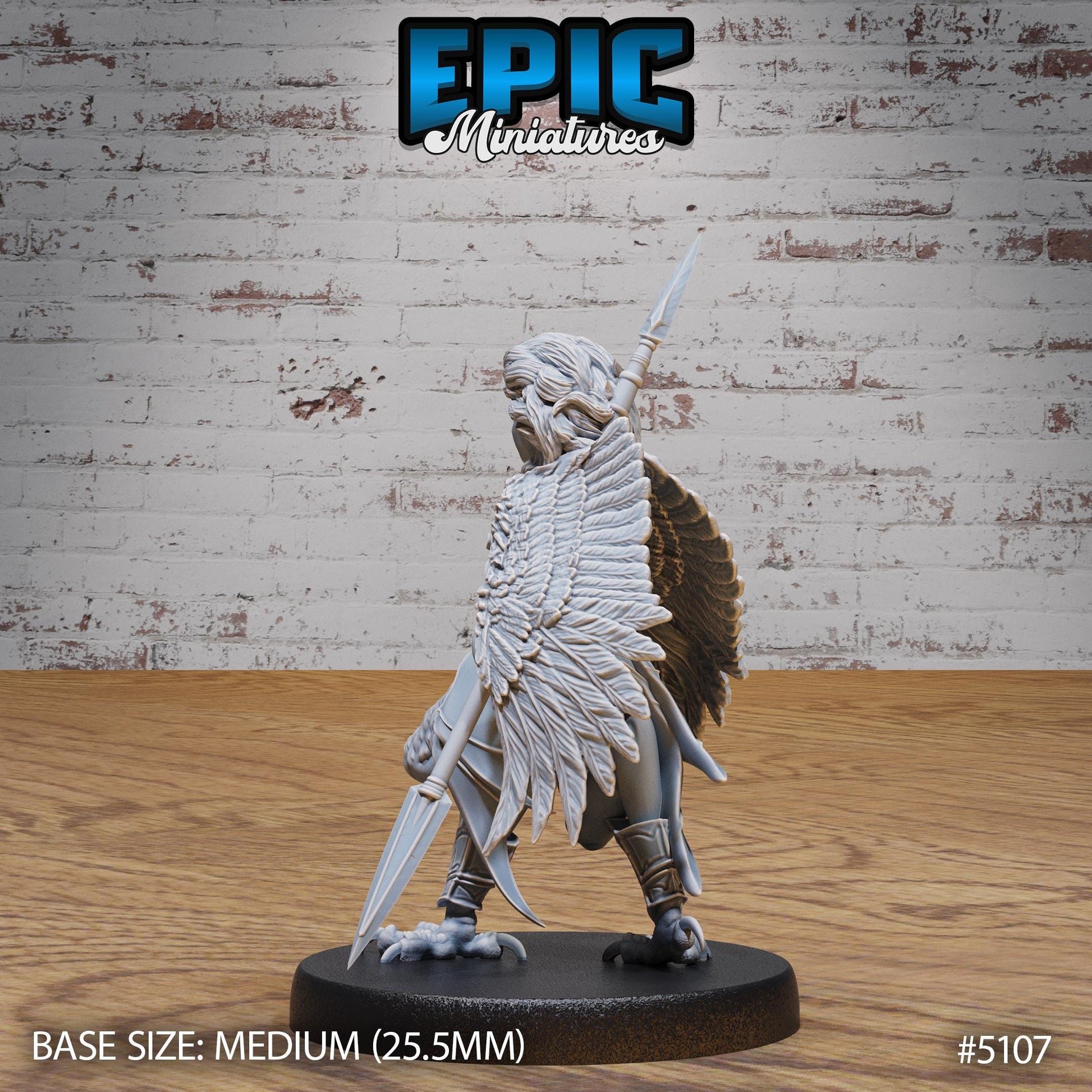 Captured Harpy (Medium) | Premium DnD Miniatures | High Quality Resin | D&D RPG