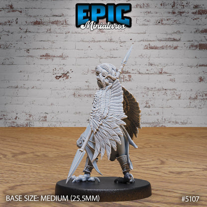 Captured Harpy (Medium) | Premium DnD Miniatures | High Quality Resin | D&D RPG