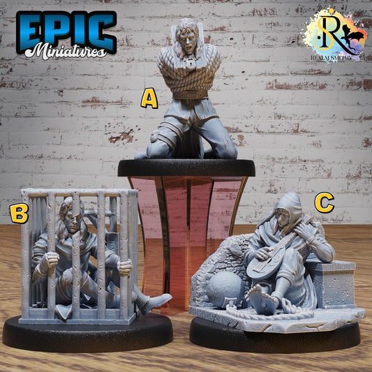 Prisoner (Medium) | Premium DnD Miniatures | High Quality Resin | D&D RPG