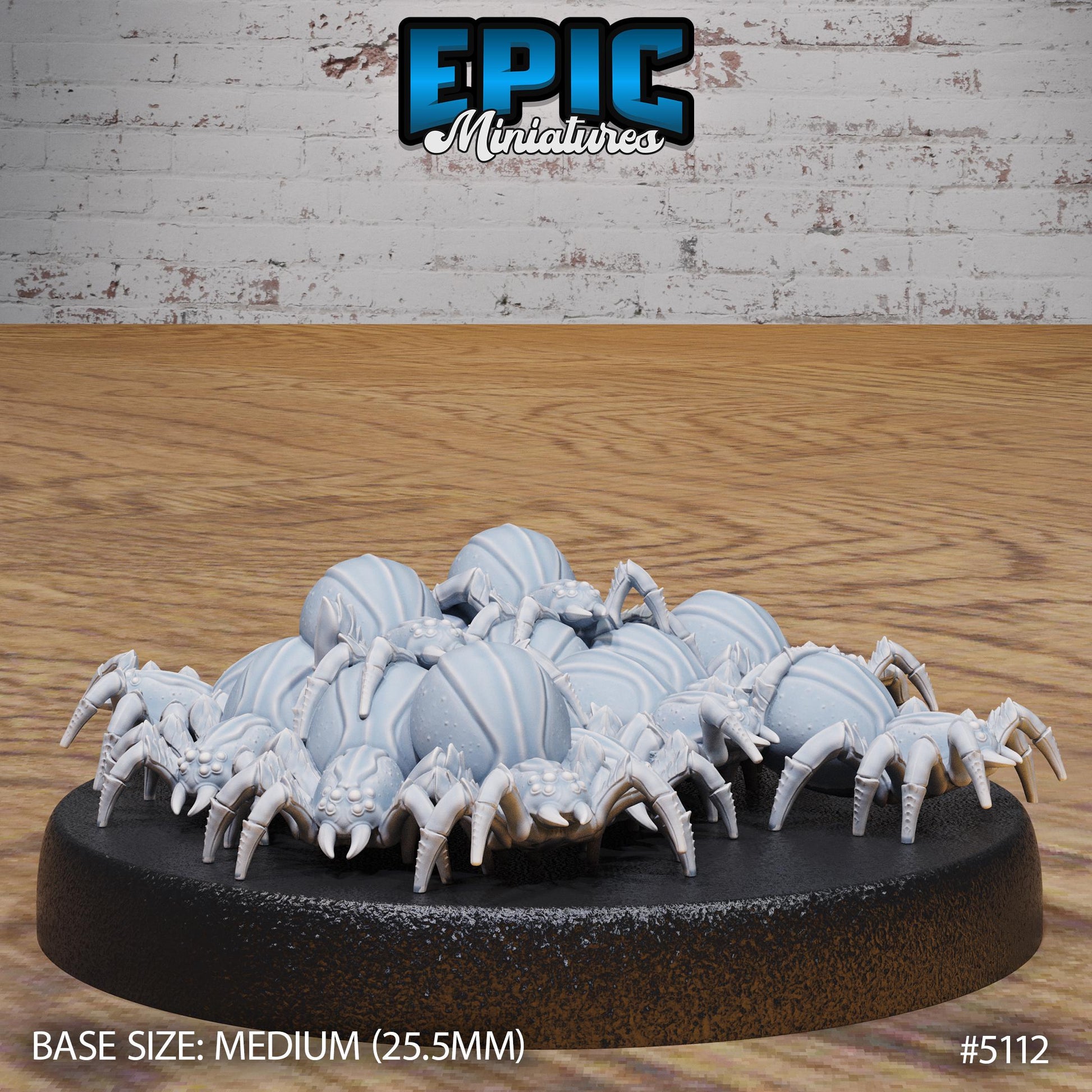 Spider Swarm (Medium) | Premium DnD Miniatures | High Quality Resin | D&D RPG