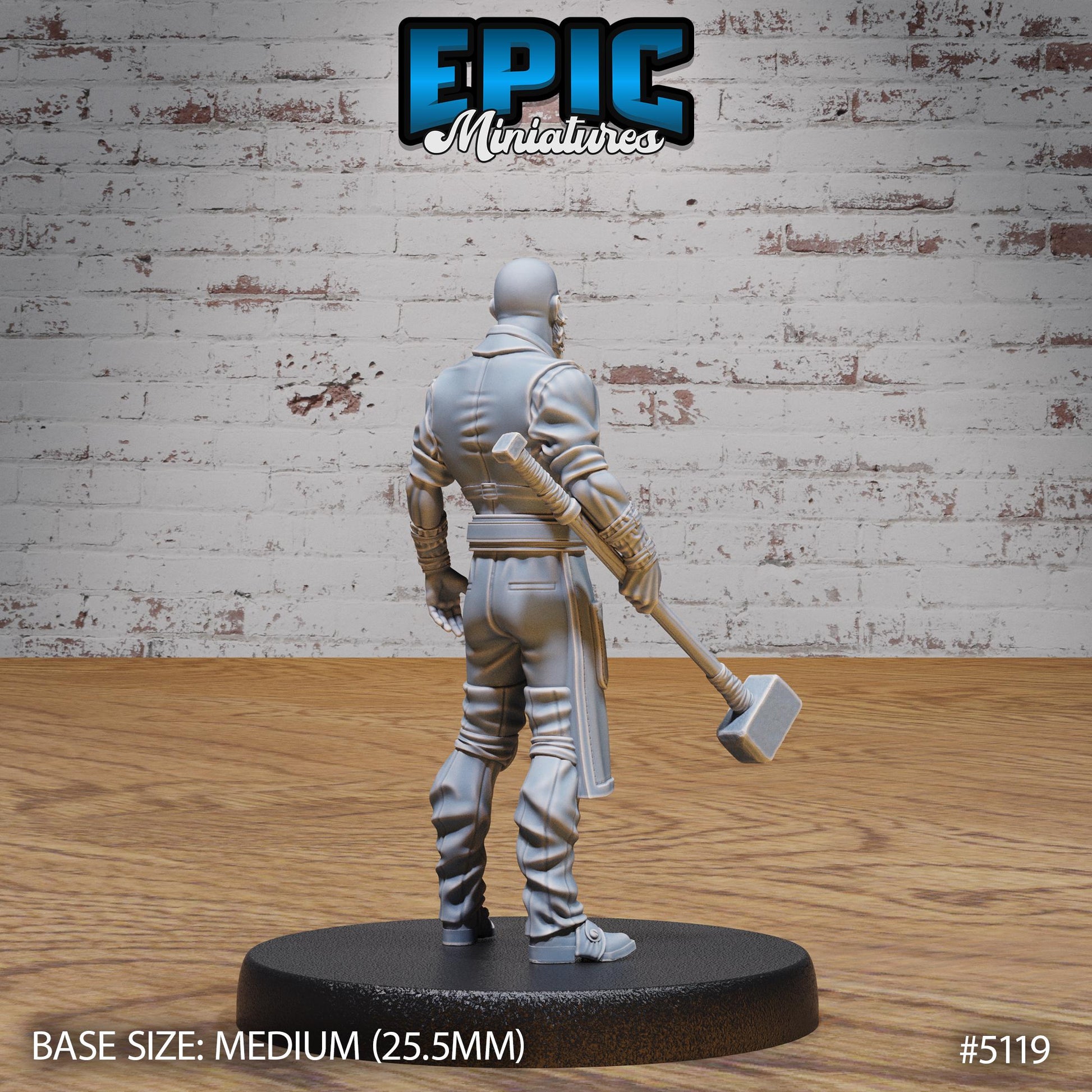 Imprisoned Blacksmith (Medium)| Premium DnD Miniatures | High Quality Resin | D&D RPG