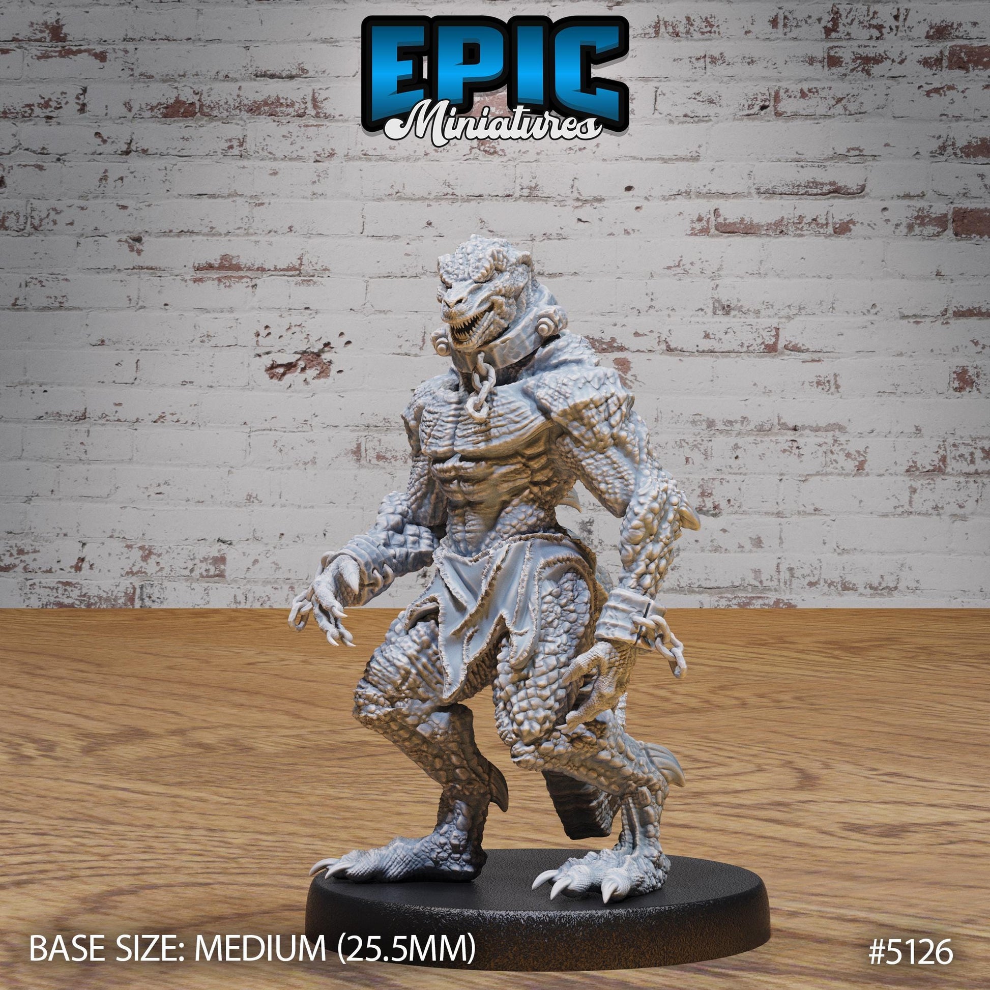 Lizardfolk Slave (Medium)| Premium DnD Miniatures | High Quality Resin | D&D RPG