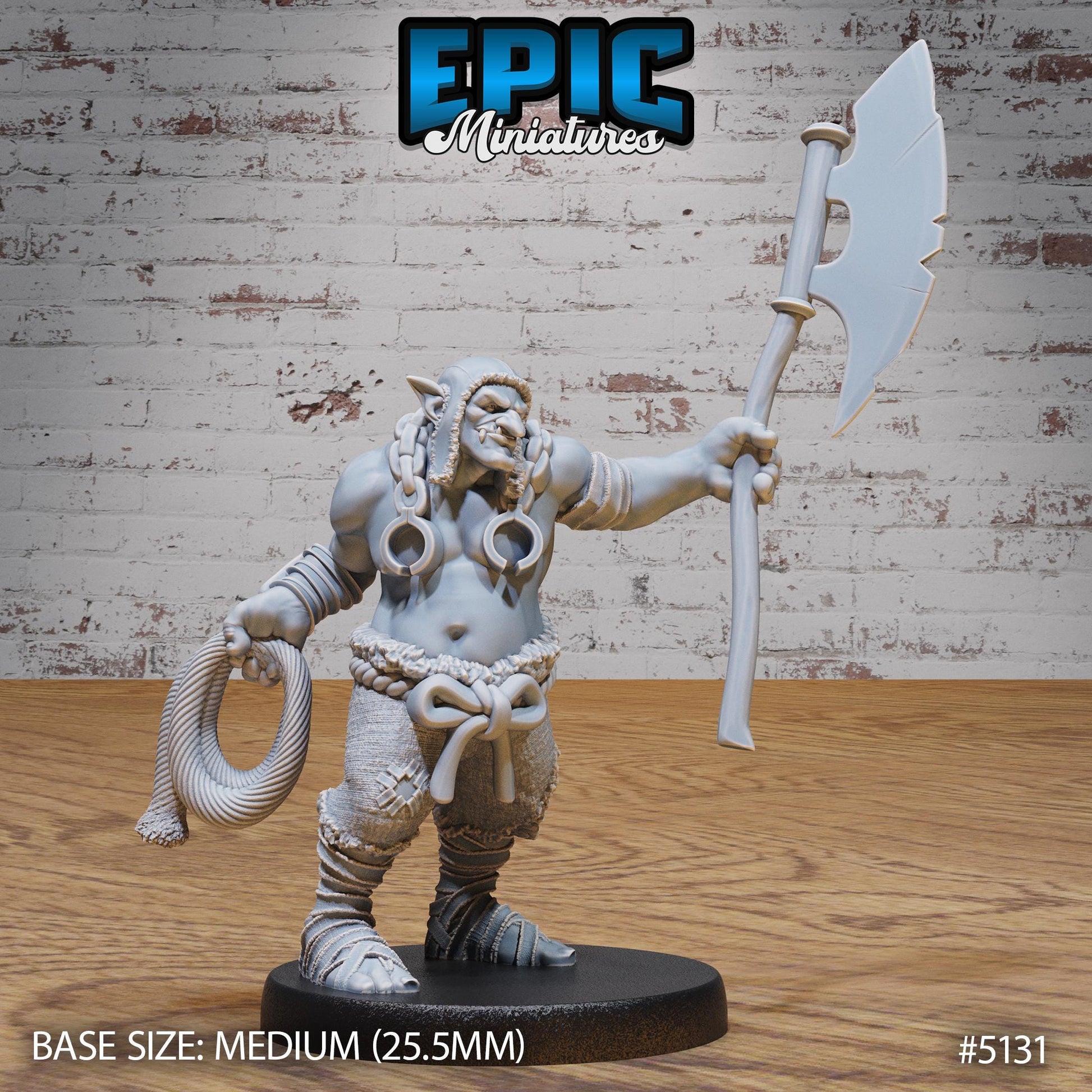 Troll Executioner (Medium)| Premium DnD Miniatures | High Quality Resin | D&D RPG