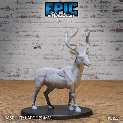 Deer (Medium) | Premium DnD Miniatures | High Quality Resin | D&D RPG