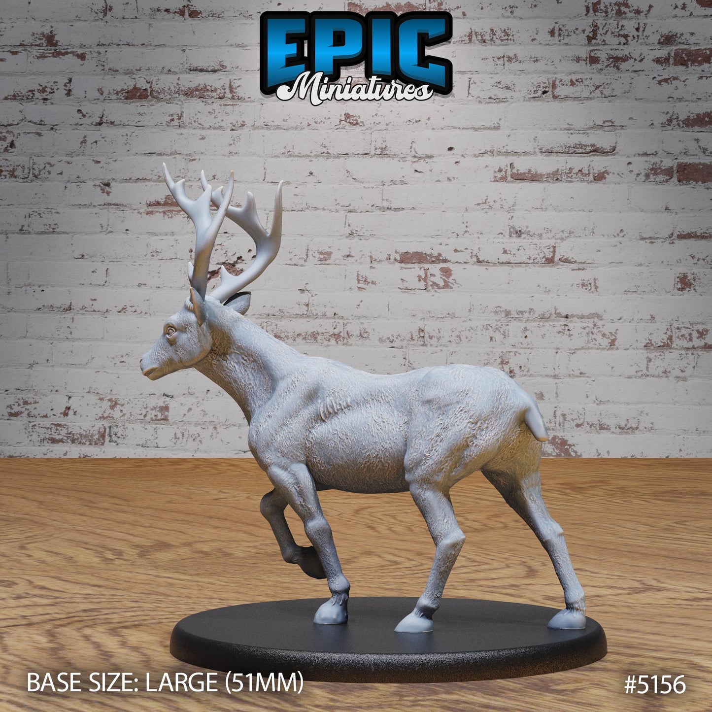 Deer (Medium) | Premium DnD Miniatures | High Quality Resin | D&D RPG