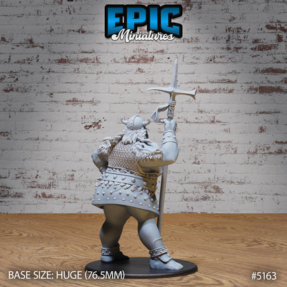 Hill Giantess (Huge) | Premium DnD Miniatures | High Quality Resin | D&D RPG
