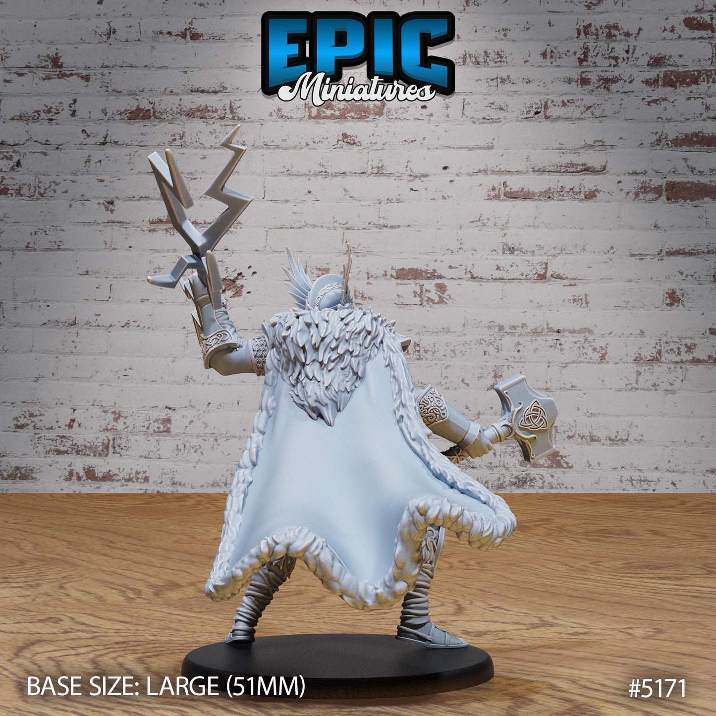 Thor Avatar (Large) | Premium DnD Miniatures | High Quality Resin | D&D RPG