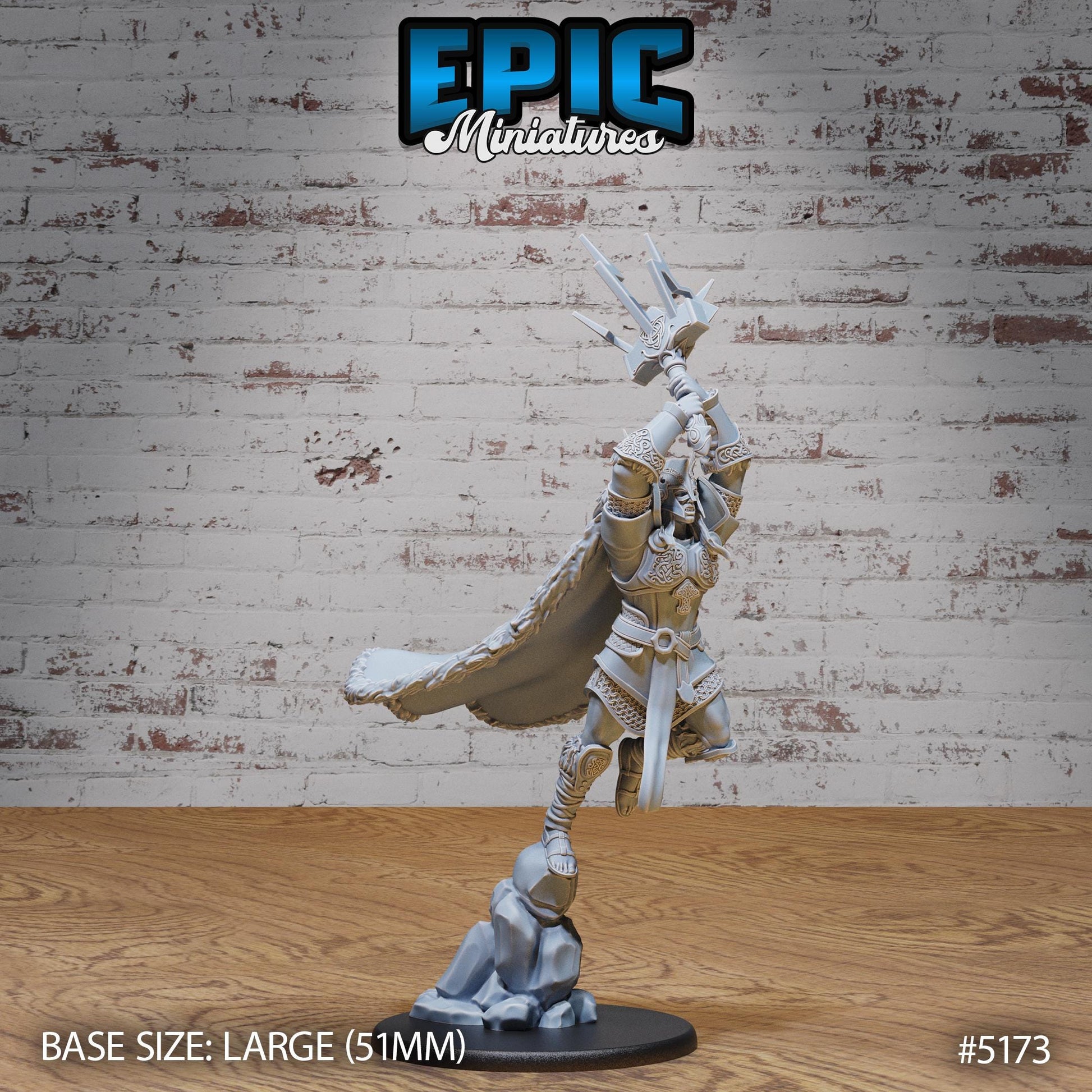 Thor Avatar (Large) | Premium DnD Miniatures | High Quality Resin | D&D RPG