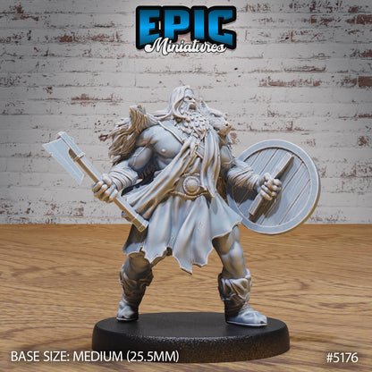 Berserker Viking (Medium) | Premium DnD Miniatures | High Quality Resin | D&D RPG