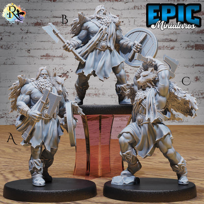 Berserker Viking (Medium) | Premium DnD Miniatures | High Quality Resin | D&D RPG