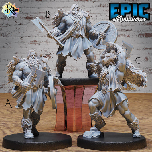 Berserker Viking (Medium) | Premium DnD Miniatures | High Quality Resin | D&D RPG