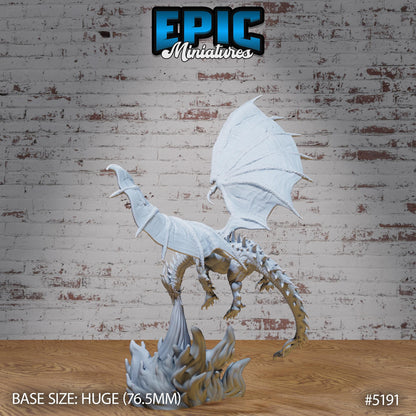 Beowulf Dragon (Huge + Wings) | Premium DnD Miniatures | High Quality Resin | D&D RPG