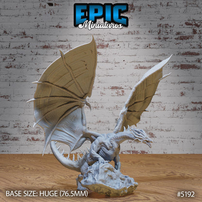 Beowulf Dragon (Huge + Wings) | Premium DnD Miniatures | High Quality Resin | D&D RPG