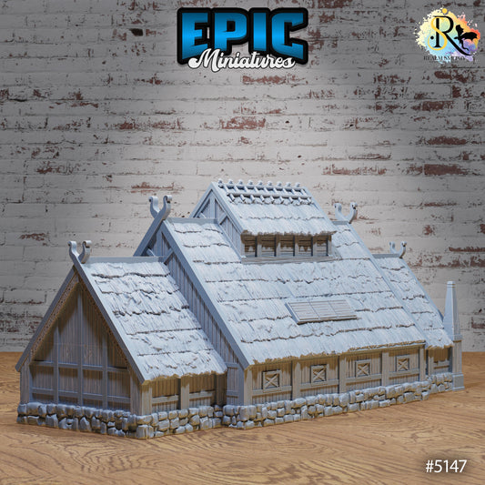 Viking Hall | Premium DnD Miniatures | High Quality Resin | D&D RPG