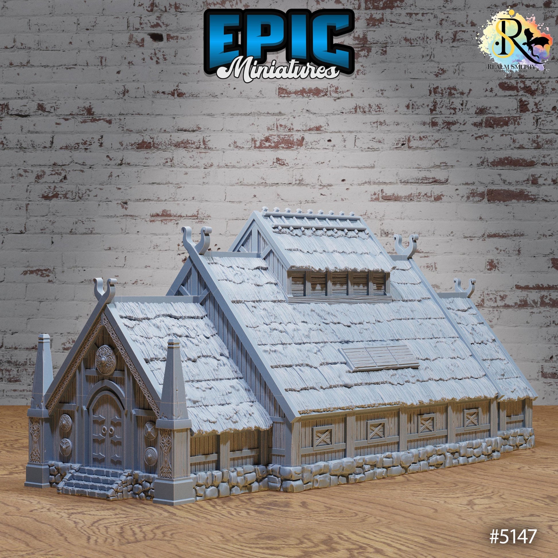 Viking Hall | Premium DnD Miniatures | High Quality Resin | D&D RPG