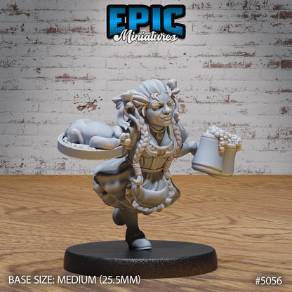 Halfling Villagers - 1/2 - (Medium) | Premium DnD Miniatures | High Quality Resin | D&D RPG