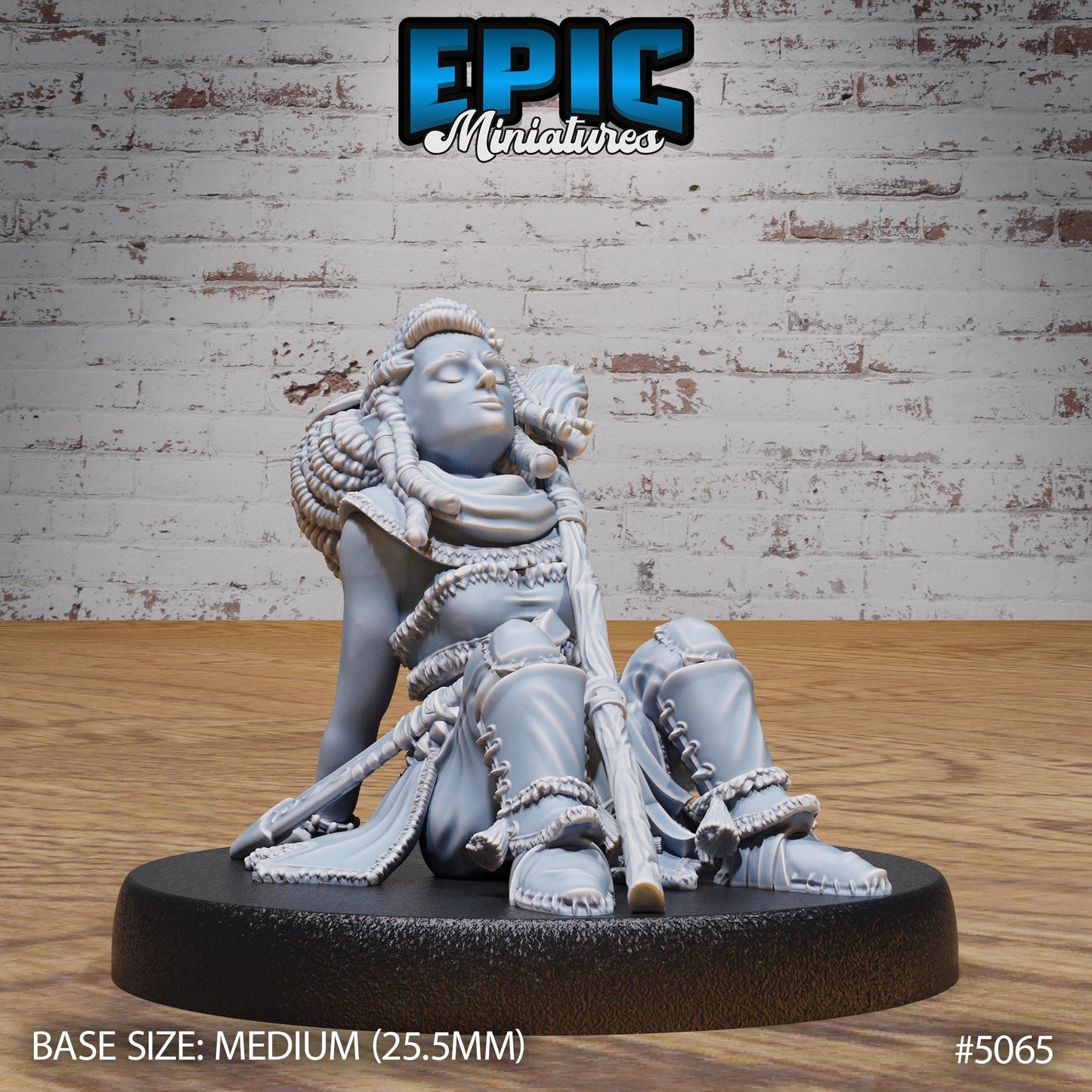 Halfling Druid (Medium) | Premium DnD Miniatures | High Quality Resin | D&D RPG