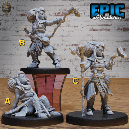 Halfling Druid (Medium) | Premium DnD Miniatures | High Quality Resin | D&D RPG