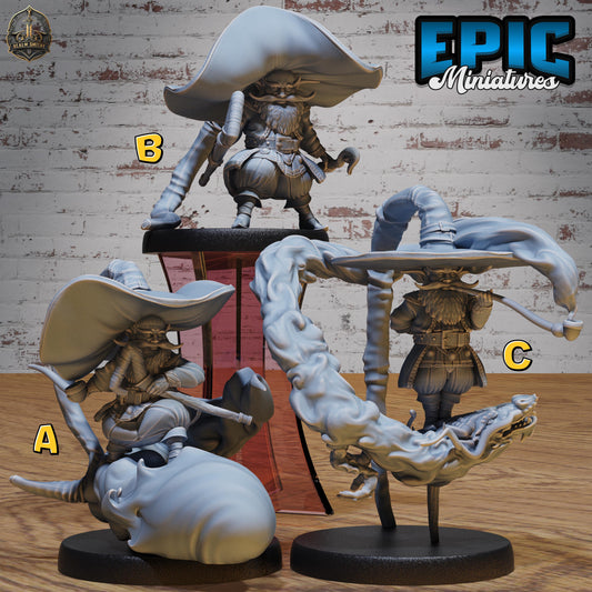 Gnome Wizard (Medium) | Premium DnD Miniatures | High Quality Resin | D&D RPG