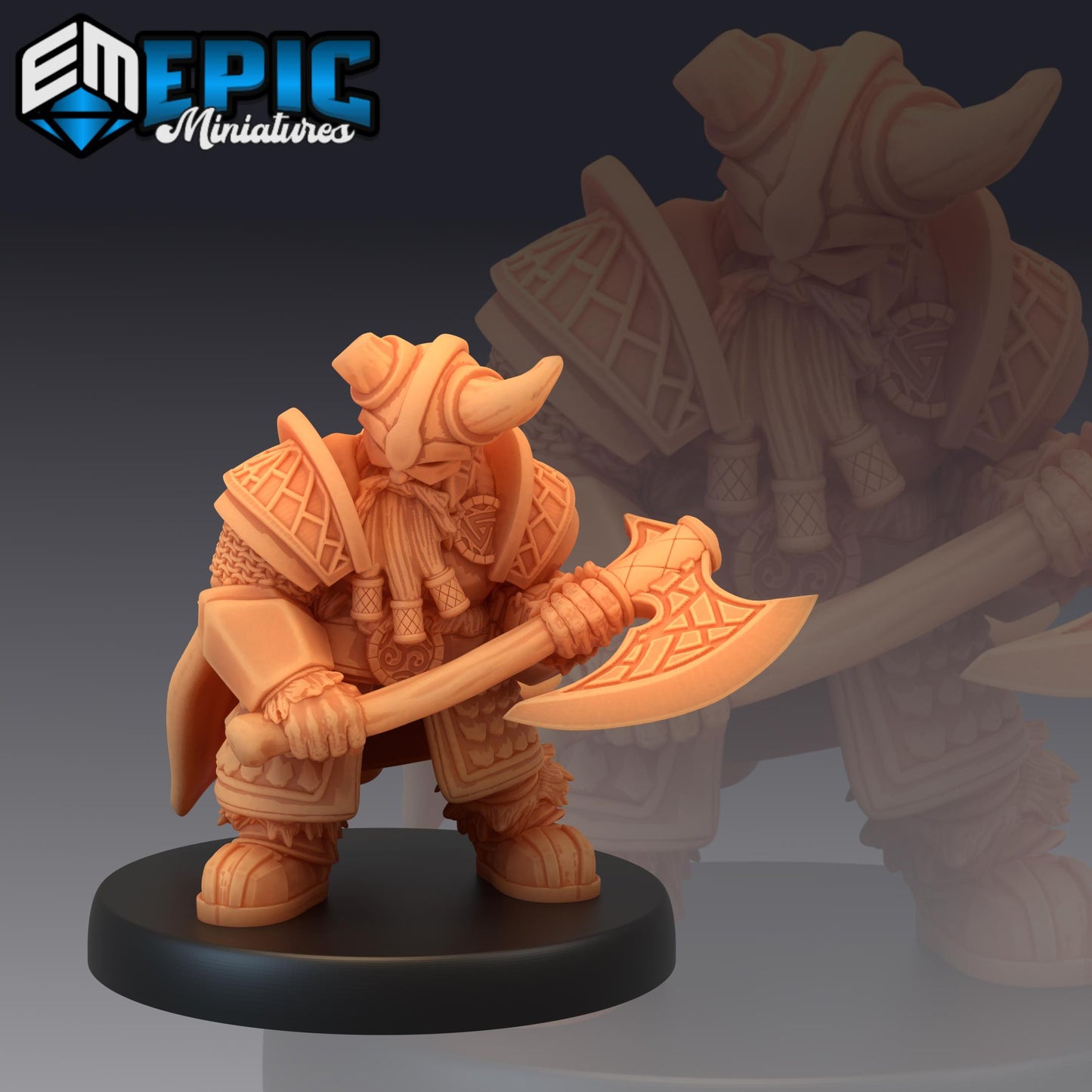 Dwarf Army (Medium) | #051 - Dwarven Mines | EPIC 28mm | Dwarves, Fighters, LOTR, Clan, Horn, Torch, Axes, Rage, Armies