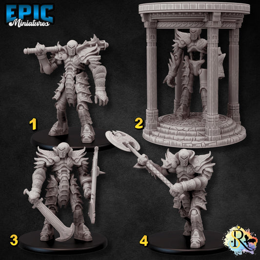 Iron Golem (Large) | #051 - Dwarven Mines | EPIC 28mm | Automaton, Golems, Construct, Machine, BG3, Guards, Security, Sentry