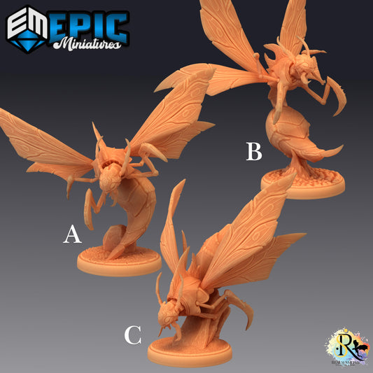 Giant Wasp (Large) | Premium DnD Minis with High Quality Resin | EPIC | 28mm