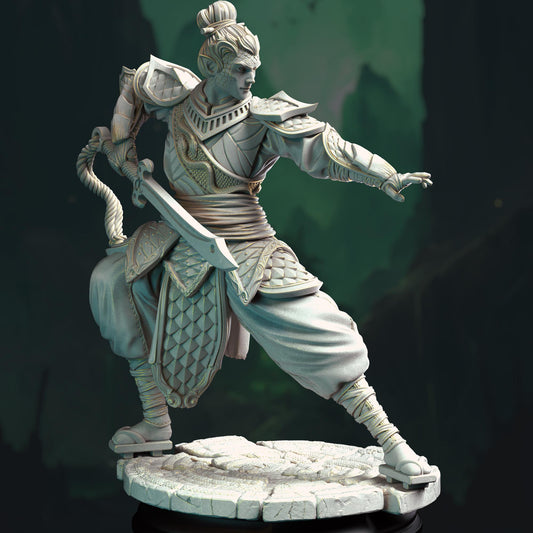 Jin Shi - Serpentfolk Commander (Medium) | DM Stash | 32mm Scale | Premium DnD Miniature High Quality Resin