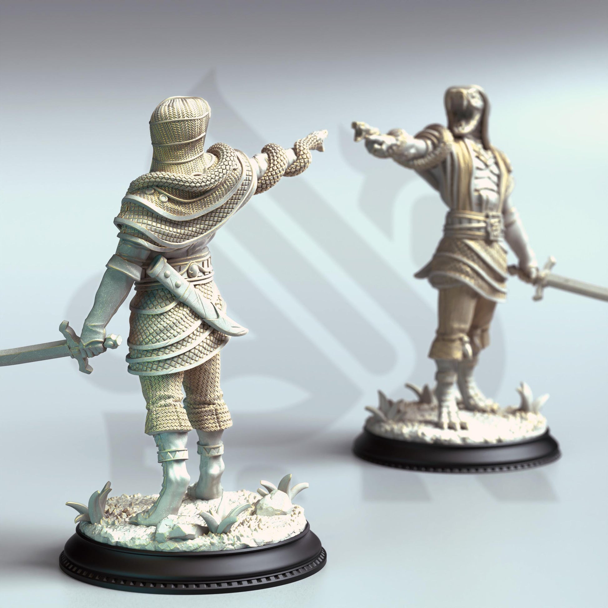 Shyasara - Snakemen Cultists (Medium) |DM Stash| 32mm Scale | Premium DnD Miniature High Quality Resin | Yuan-ti, Cultist, Sorcerer, Serpent