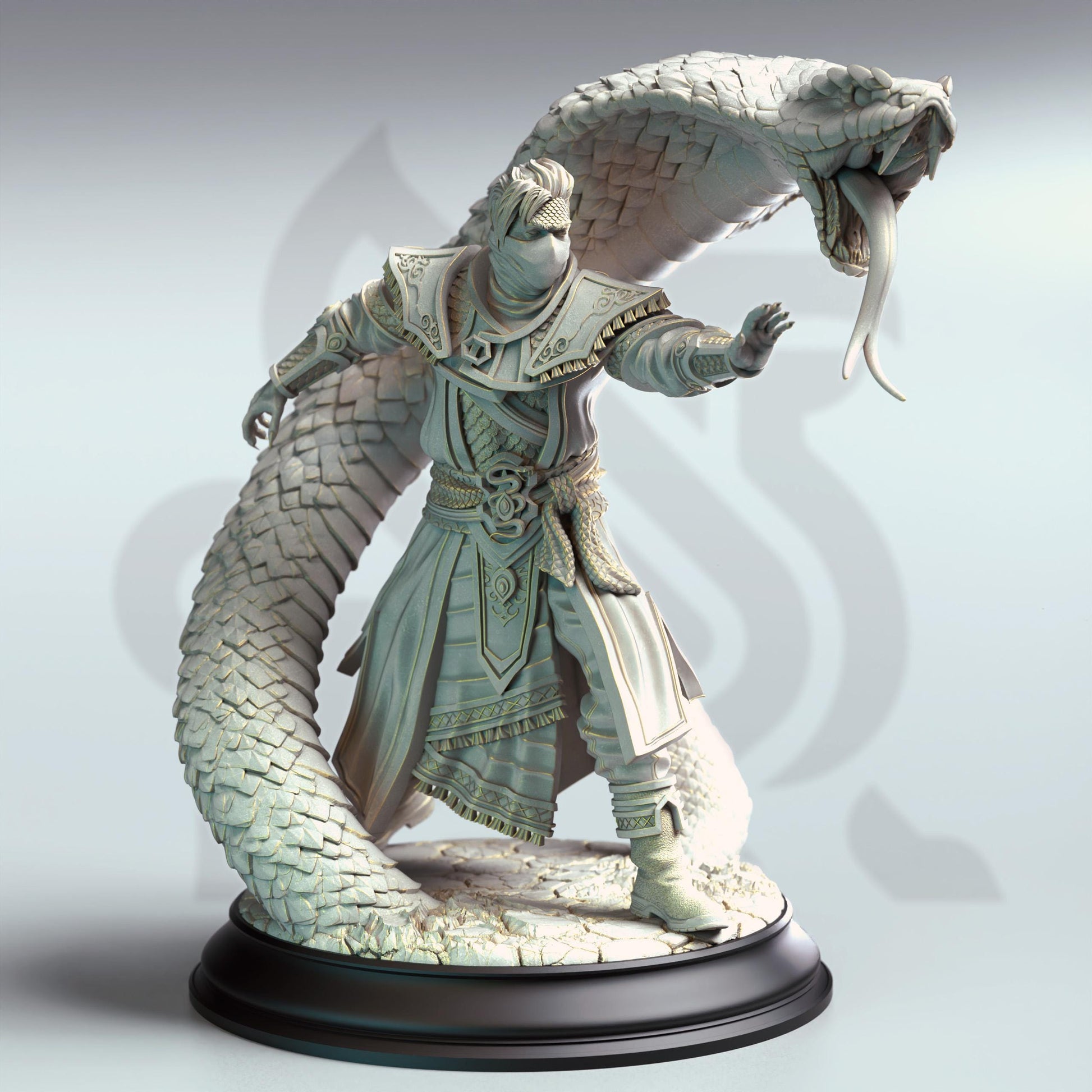 Yin Zhu - The Snake Charmer (Medium) | DM Stash | 32mm Scale | Premium DnD Miniature High Quality Resin